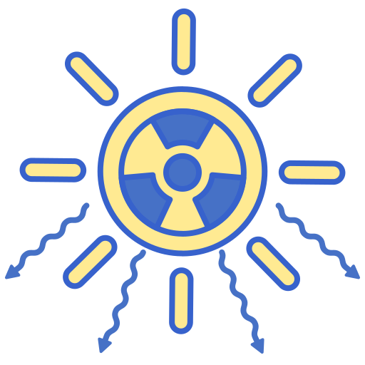 radioactivo icono gratis