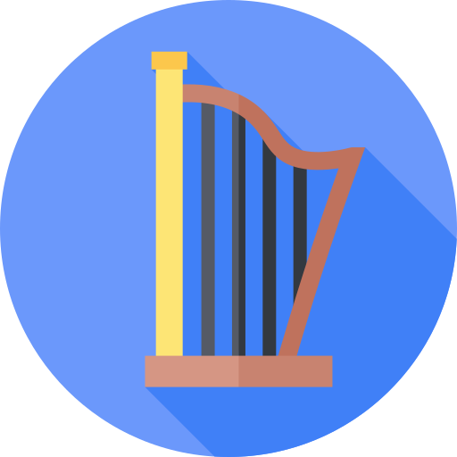 Harp - Free music icons