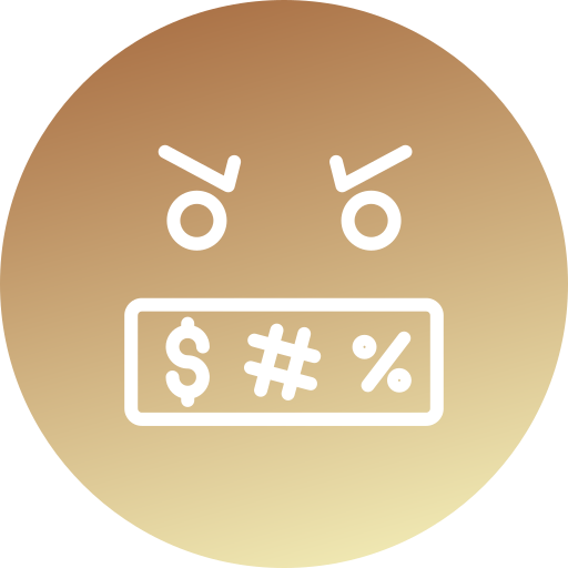 Swearing free icon Swearing free icon