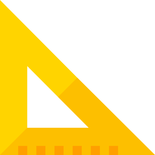 Set square free icon Set square free icon