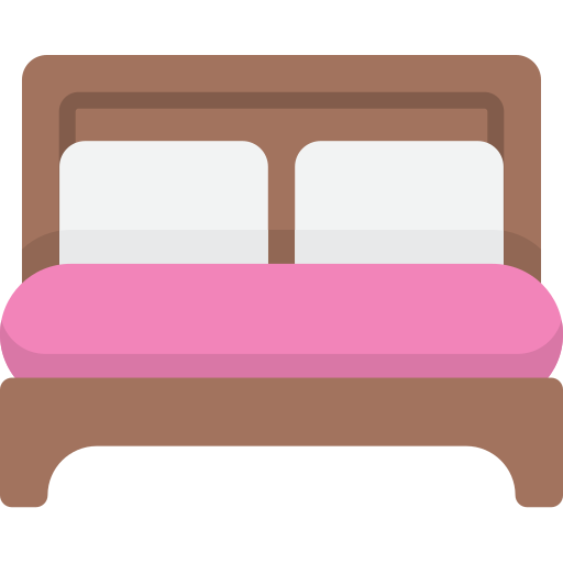 cama matrimonial icono gratis