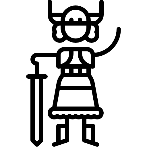 vikingo icono gratis