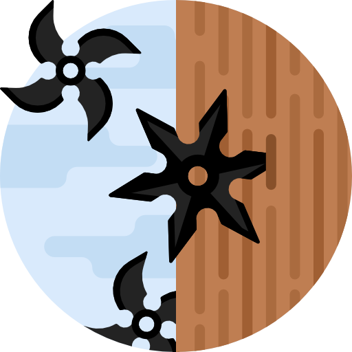 Shuriken Good Ware Flat icon