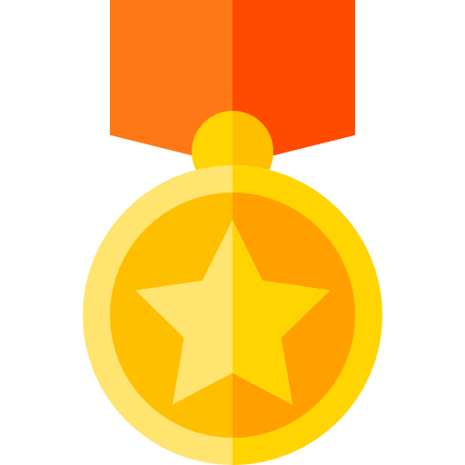 Medal Basic Straight Flat icon