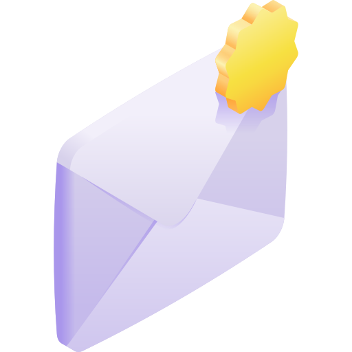 correo 3d icono gratis