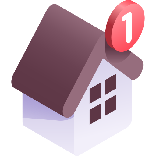 casa 3d icono gratis