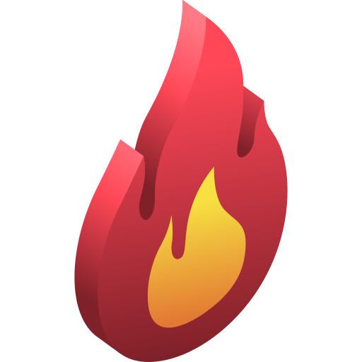 3d fire - Free nature icons