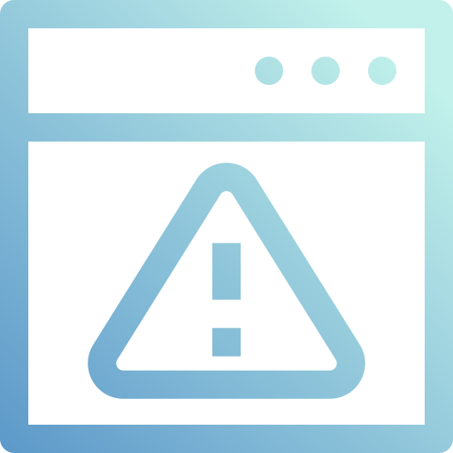 Warning Generic gradient outline icon