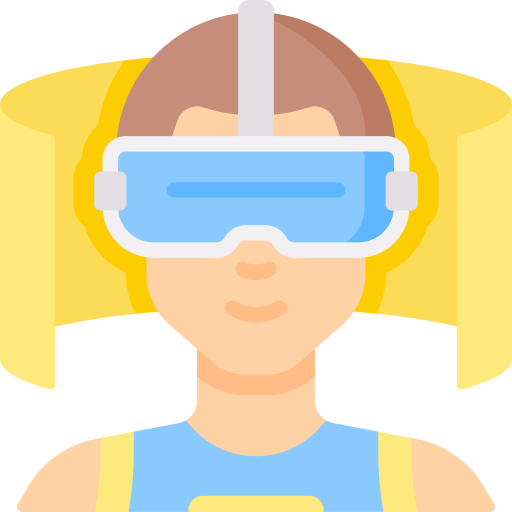 gimnasio de realidad virtual icono gratis