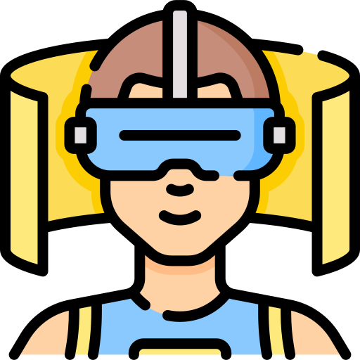 gimnasio de realidad virtual icono gratis