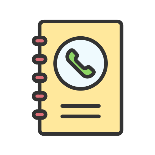 Contact book - Free communications icons