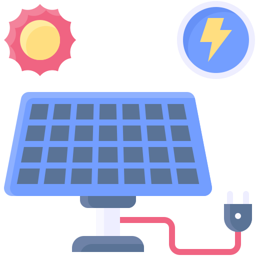 panel solar icono gratis
