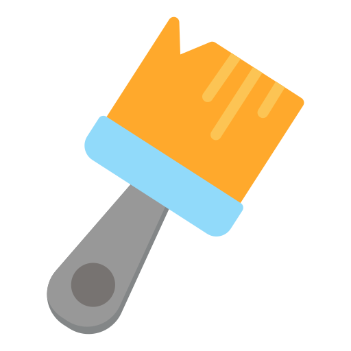 cepillo de pintura icono gratis