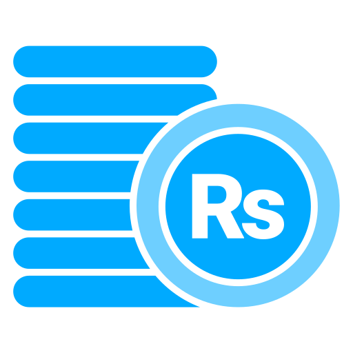 Rupee Generic color fill icon