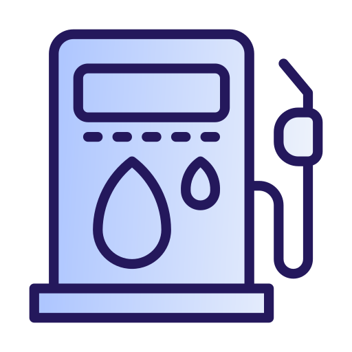 Gas Station Generic Gradient Lineal-color Icon