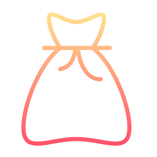 bolsa de dinero icono gratis