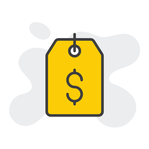 etiqueta de precio icono gratis