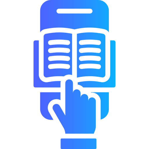 Ebook Generic gradient fill icon