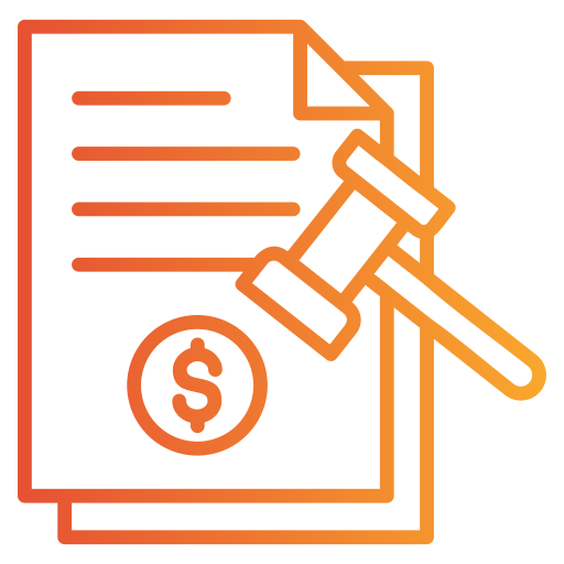 Legal Generic gradient outline icon