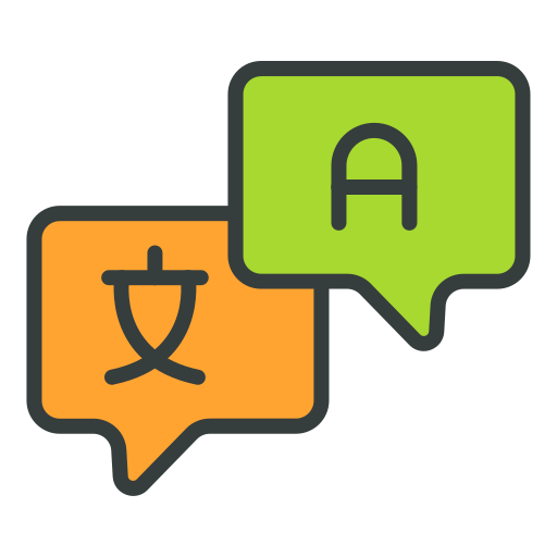 Language - free icon