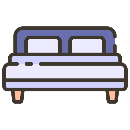 cama matrimonial icono gratis