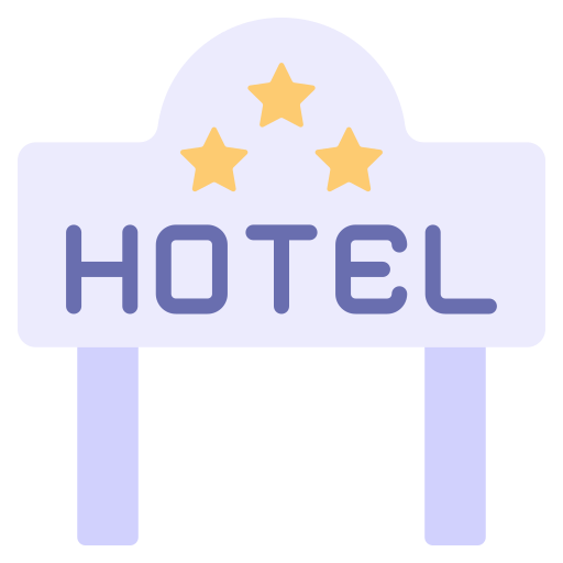 muestra del hotel icono gratis