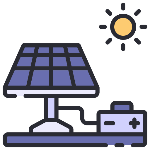 energía solar icono gratis