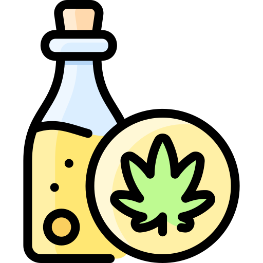 aceite de cannabis icono gratis