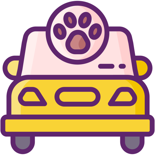 taxi para mascotas icono gratis