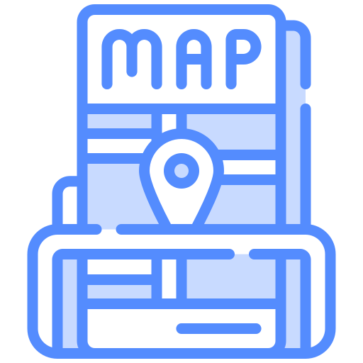 mapa icono gratis