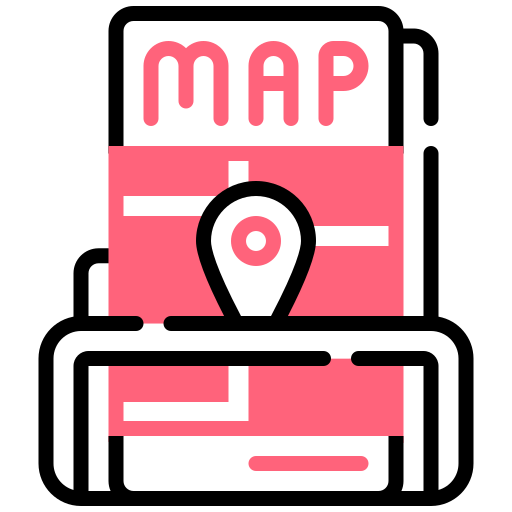 mapa icono gratis