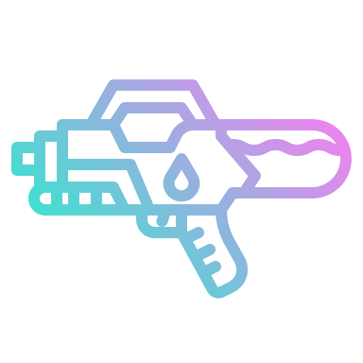 pistola de agua icono gratis