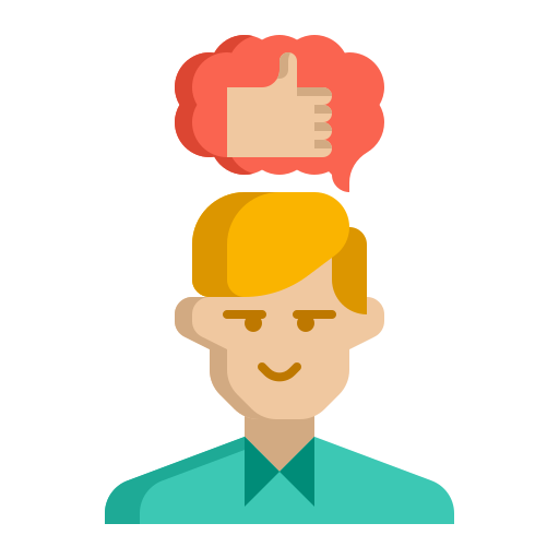 actitud icono gratis