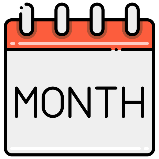 Month - Free time and date icons