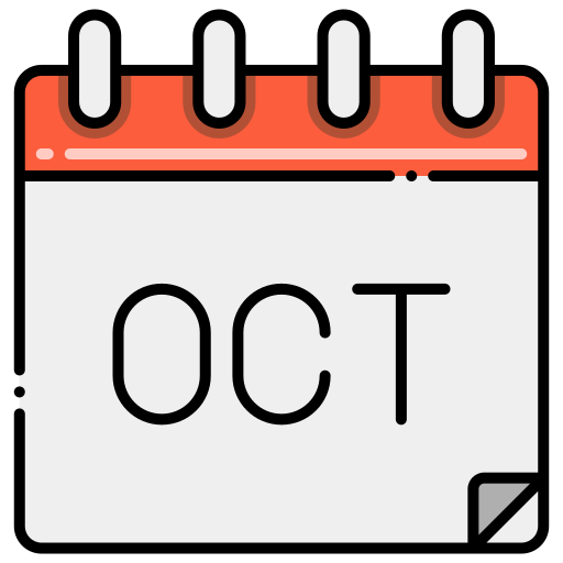 octubre icono gratis