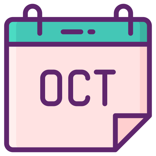 octubre icono gratis