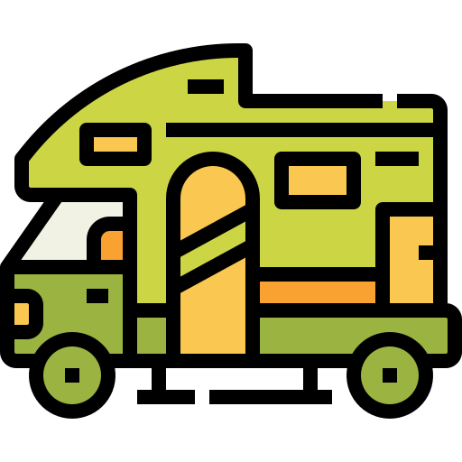 autocaravana icono gratis