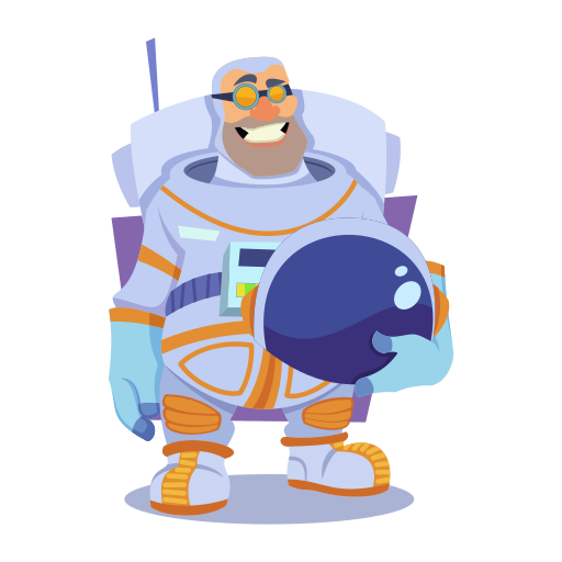 astronauta gratis sticker