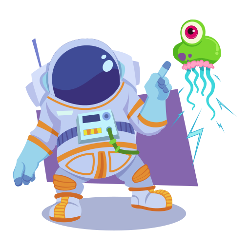 astronauta gratis sticker