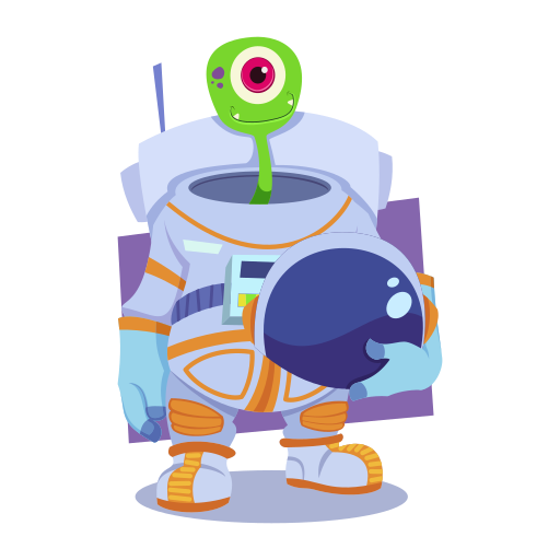 astronauta gratis sticker