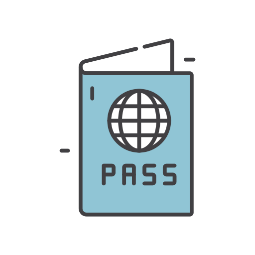 pasaporte icono gratis