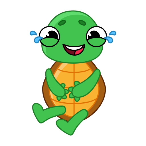 Turtle free sticker Turtle free sticker
