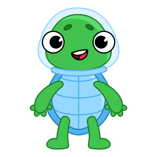 Turtle free sticker