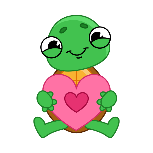 Turtle free sticker Turtle free sticker