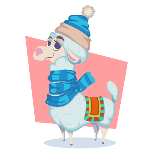 Lama free sticker Lama free sticker