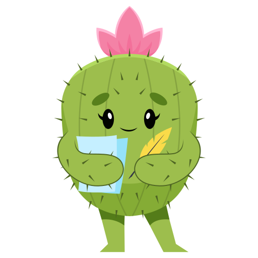 cactus gratis sticker