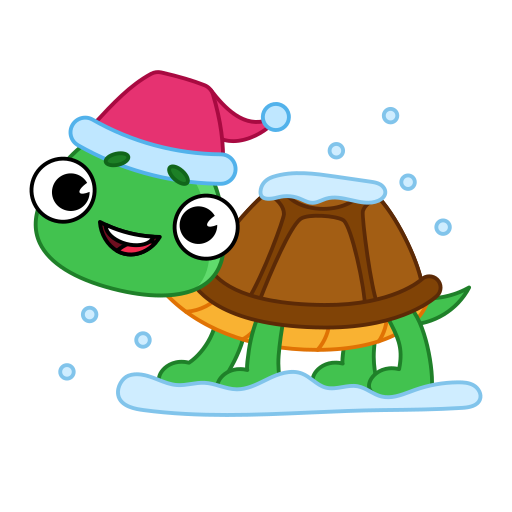 Turtle free sticker
