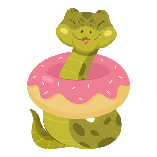 Premium PSD  Cute snake 3d illustration