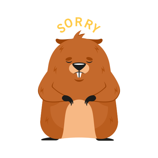 Groundhog free sticker