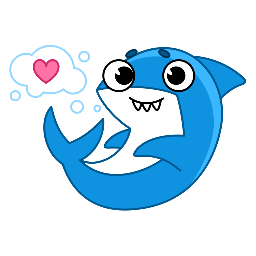 Shark Stickers - Free smileys Stickers